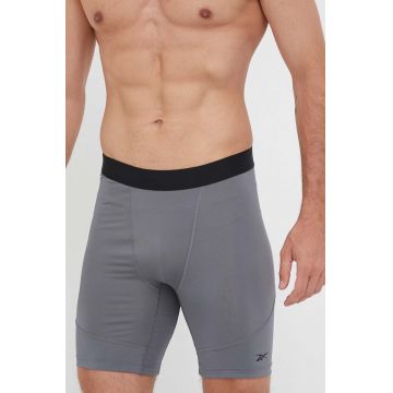 Reebok pantaloni scurți de antrenament ID Train culoarea gri