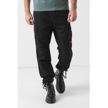 Pantaloni cargo cu snur