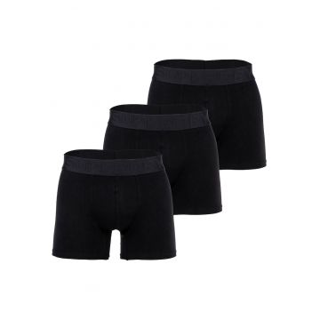 Set de boxeri cu banda logo in talie - 3 perechi