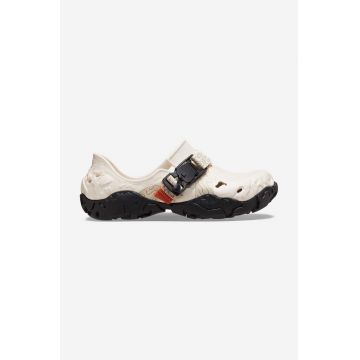 Crocs sandale All-Terain Atlas 208173 bărbați, culoarea bej 208173.STUCCO.BLACK-BLACK