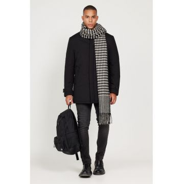 Geaca cu buzunare cu fermoar - Negru