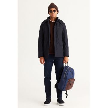 Geaca cu gluga detasabila - Albastru ultramarin