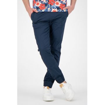 Pantaloni slim fit cu snur in talie Truc