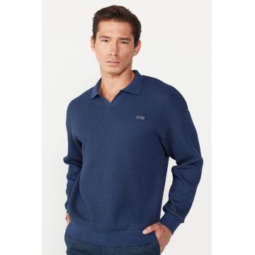 Bluza polo striata