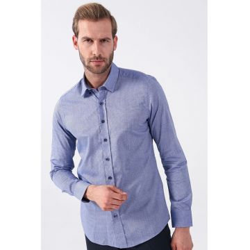 Camasa din bumbac cu model in dungi