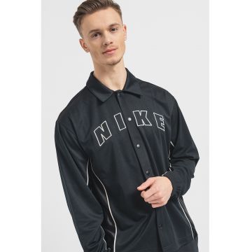 Jacheta cu logo si tehnologie Dri-FIT pentru baschet