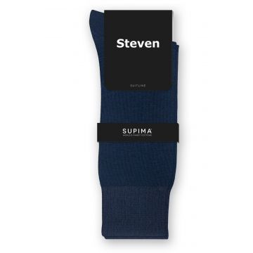 Sosete barbati din bumbac Supima - Steven S157-03 bleumarin