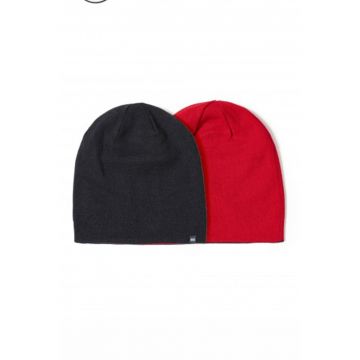 Caciula tricotata reversibila