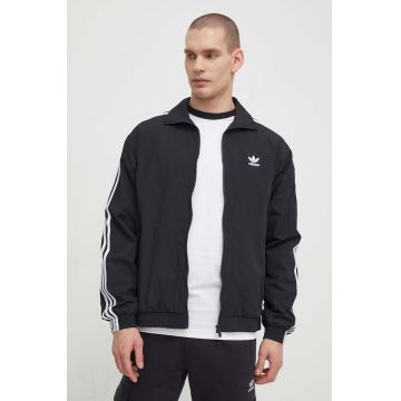 adidas Originals bluză bărbați, culoarea negru, cu imprimeu IT2491