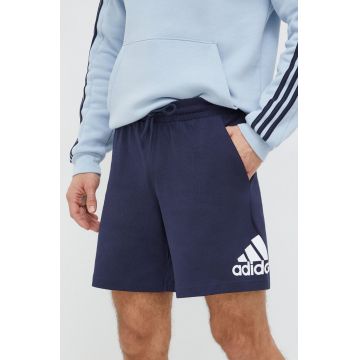 adidas pantaloni scurți bărbați, culoarea bleumarin IC9376