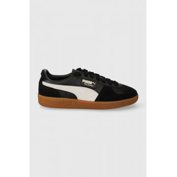 Puma sneakers din piele Palermo culoarea negru 384363