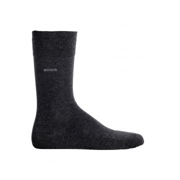 Sosete lungi cu logo MArc RS 11705 - Gri antracit