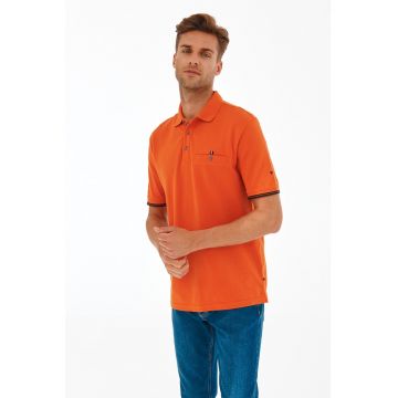 Tricou polo cu buzunar pe piept