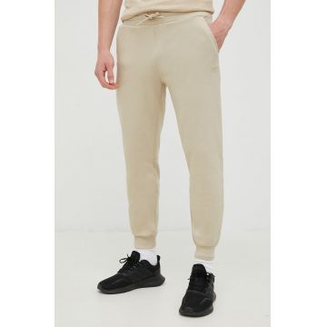 4F pantaloni de trening 4f X Rl9 barbati, culoarea bej, neted