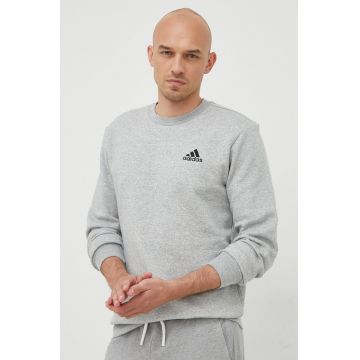 adidas bluza barbati, culoarea gri, cu imprimeu