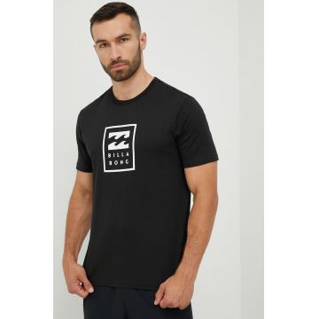 Billabong tricou din bumbac culoarea negru, cu imprimeu