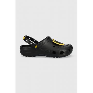 Crocs papuci culoarea negru