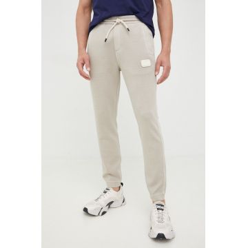 Emporio Armani pantaloni de trening barbati, culoarea gri