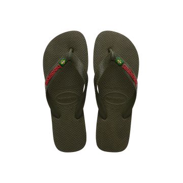 Havaianas slapi Brasil culoarea verde