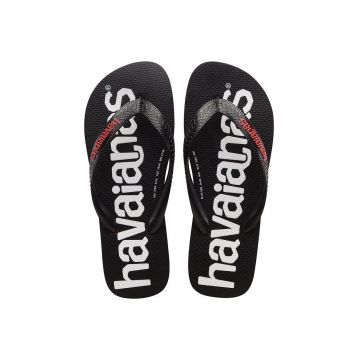 Havaianas slapi Top Logomania culoarea rosu