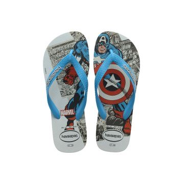 Havaianas slapi Top Marvel Classics culoarea turcoaz