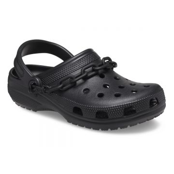 Saboti Crocs Classic Chain Clog Negru - Black