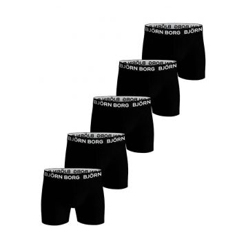 Set de boxeri cu banda logo in talie - 5 perechi