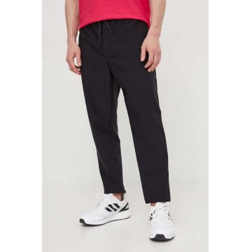 Boss Green pantaloni de trening culoarea negru, neted