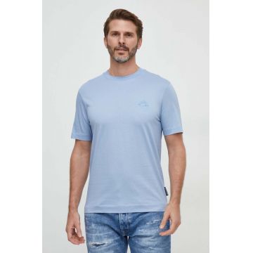 BOSS tricou din bumbac barbati, cu imprimeu