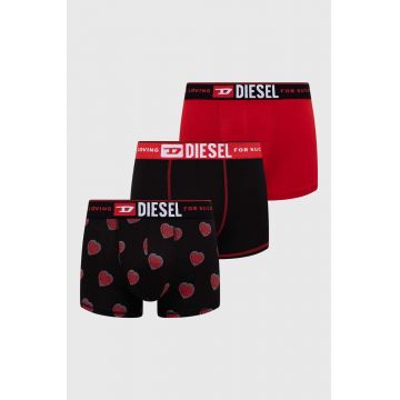 Diesel boxeri 3-pack bărbați, culoarea roșu 00ST3V.0SIAX