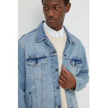 Levi's geacă din denim bărbați, de tranziție
