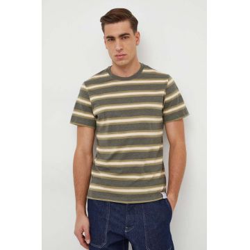 Pepe Jeans tricou Charn barbati, culoarea verde, modelator