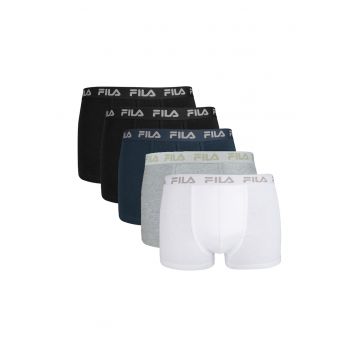 Set de boxeri cu model uni - 5 perechi - Multicolor