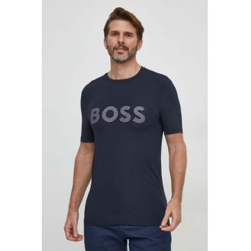 Boss Green tricou barbati, cu imprimeu