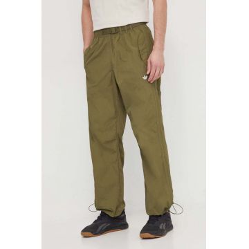 adidas Originals pantaloni de trening culoarea verde, uni