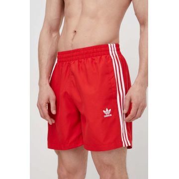 adidas Originals pantaloni scurți de baie culoarea roșu IT8654 adidas Originals pantaloni scurți de baie culoarea roșu IT8654