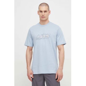 adidas tricou din bumbac bărbați, cu imprimeu IS2867