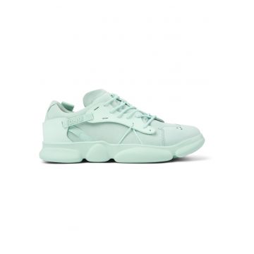 Pantofi sport de piele nabuc si piele Karst 20619