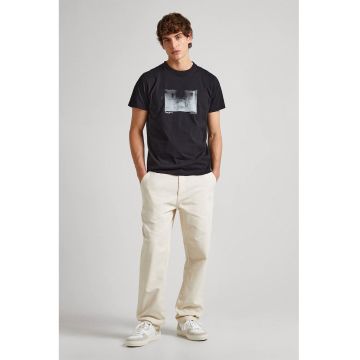 Tricou regular fit cu imprimeu foto