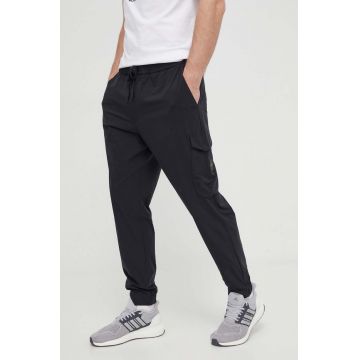 Boss Green pantaloni de trening culoarea negru, neted