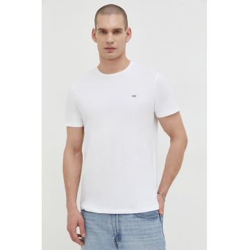 Diesel tricou din bumbac 3-pack bărbați, culoarea alb, uni 00SPDG.0LIAD