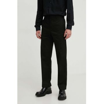 HUGO pantaloni bărbați, culoarea negru, drept 50493929