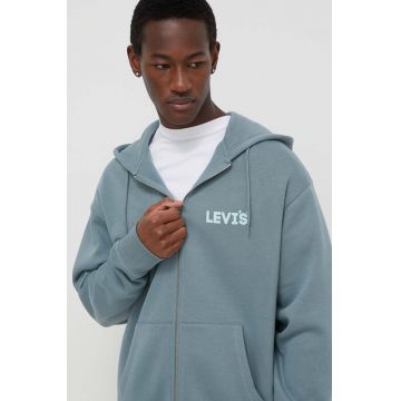 Levi's bluza barbati, cu glugă, cu imprimeu