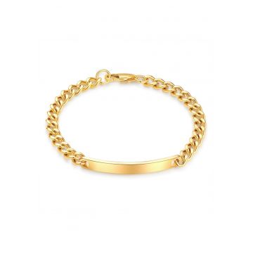 Bratara lant placata cu aur de 14K