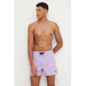 Emporio Armani Underwear pantaloni scurti de baie culoarea violet