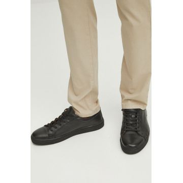 Medicine tenisi de piele barbati, culoarea negru Medicine tenisi de piele barbati, culoarea negru