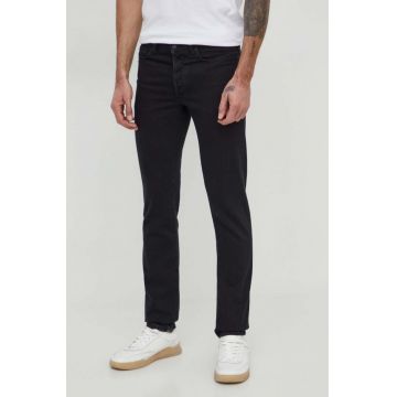 Sisley jeansi barbati, culoarea negru