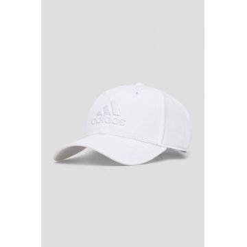 adidas șapcă de baseball din bumbac culoarea alb, cu imprimeu IR7902