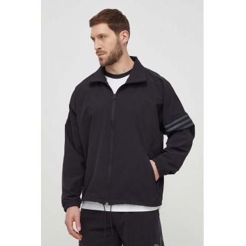adidas Originals bluză bărbați, culoarea negru, cu imprimeu  IS2818