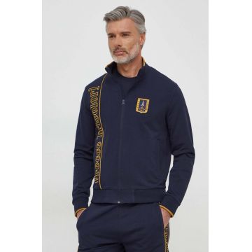 Aeronautica Militare bluza barbati, culoarea albastru marin, cu imprimeu